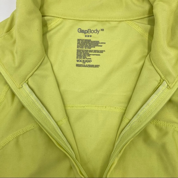 Gap body size xs yellow athletic zip up jacket - Picture 4 of 6